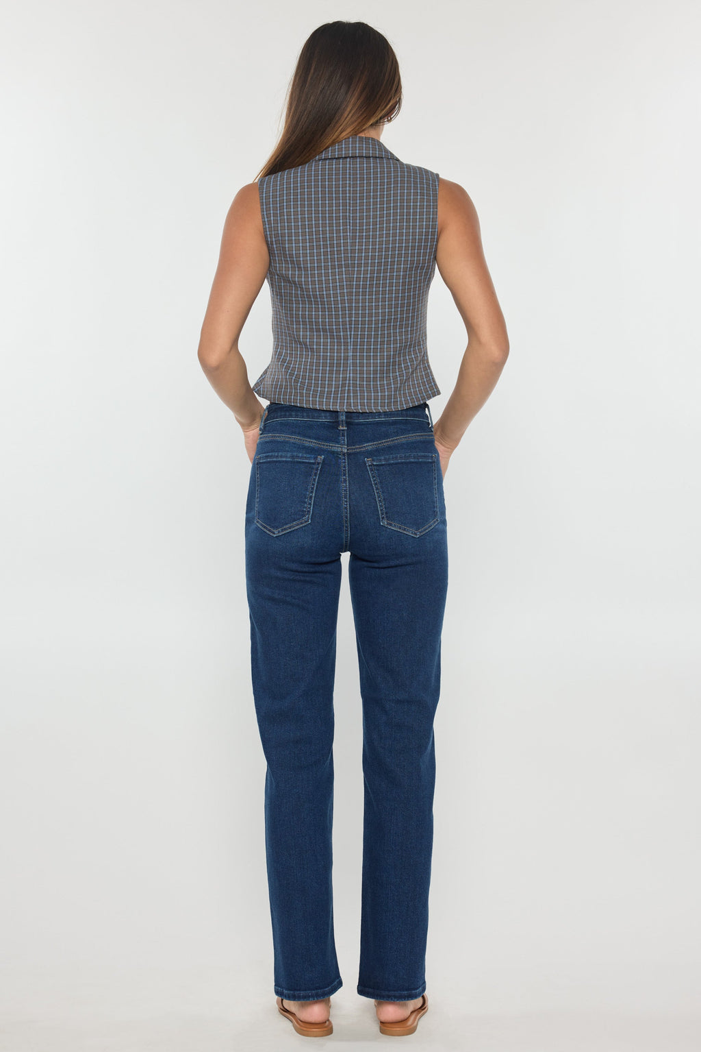 High Rise Classic Relaxed Straight Jeans