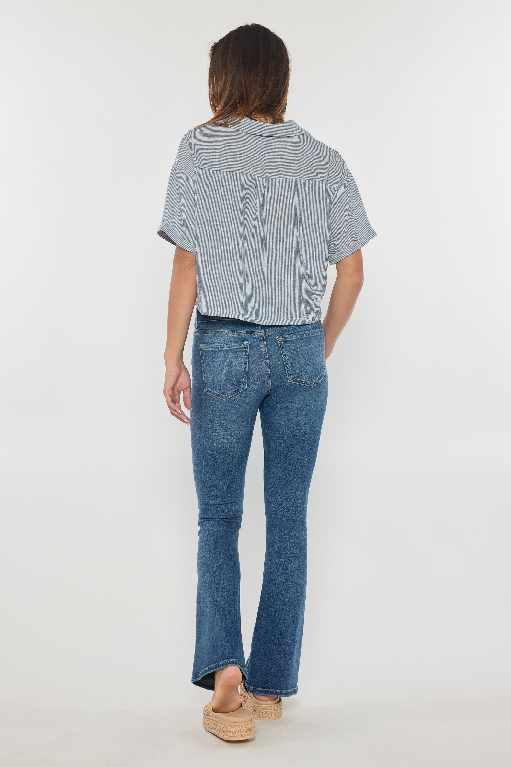 Mid Rise Bootcut Jeans