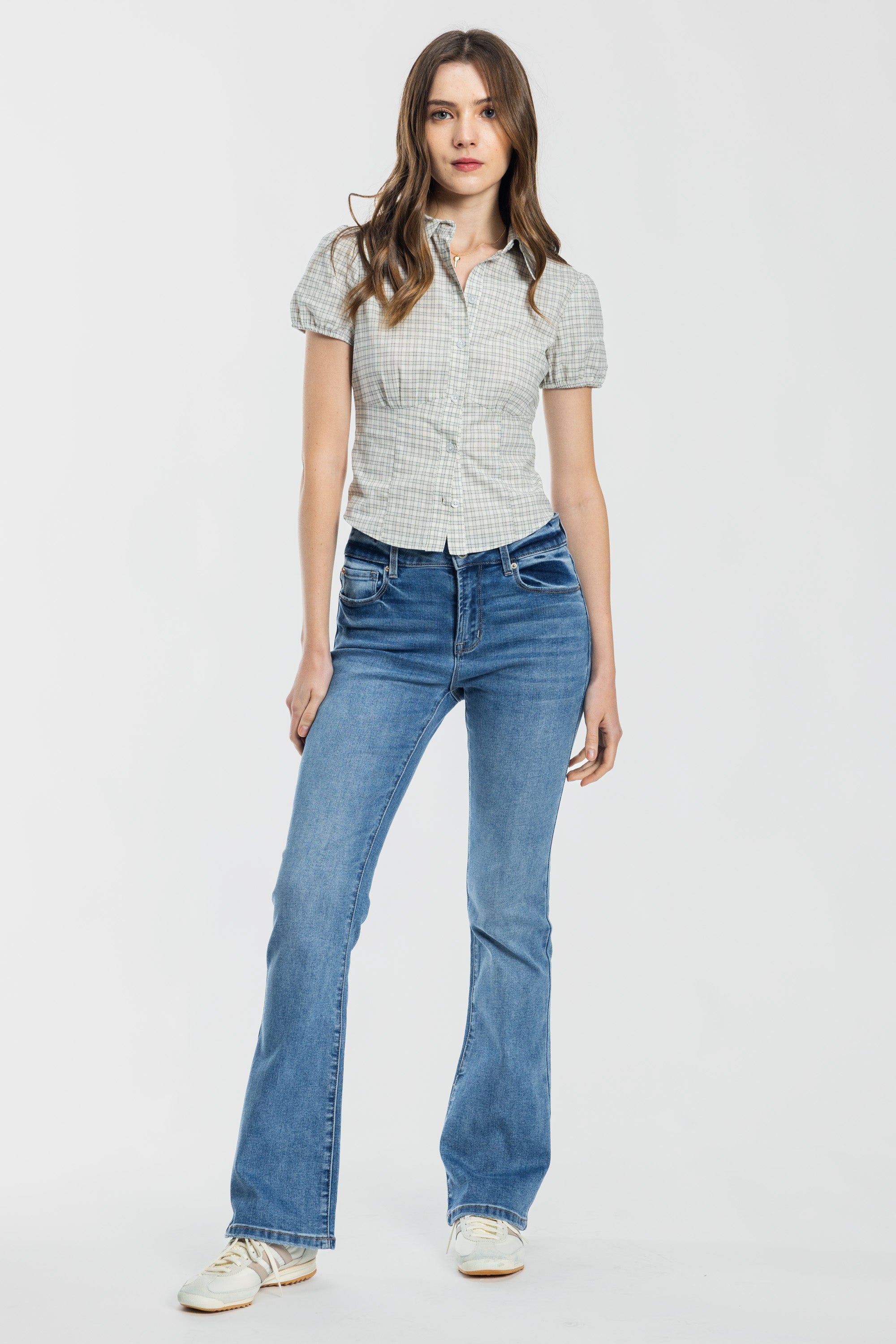 High Rise Bootcut Jeans