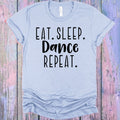 Eat Sleep Dance Repeat Graphic Tee