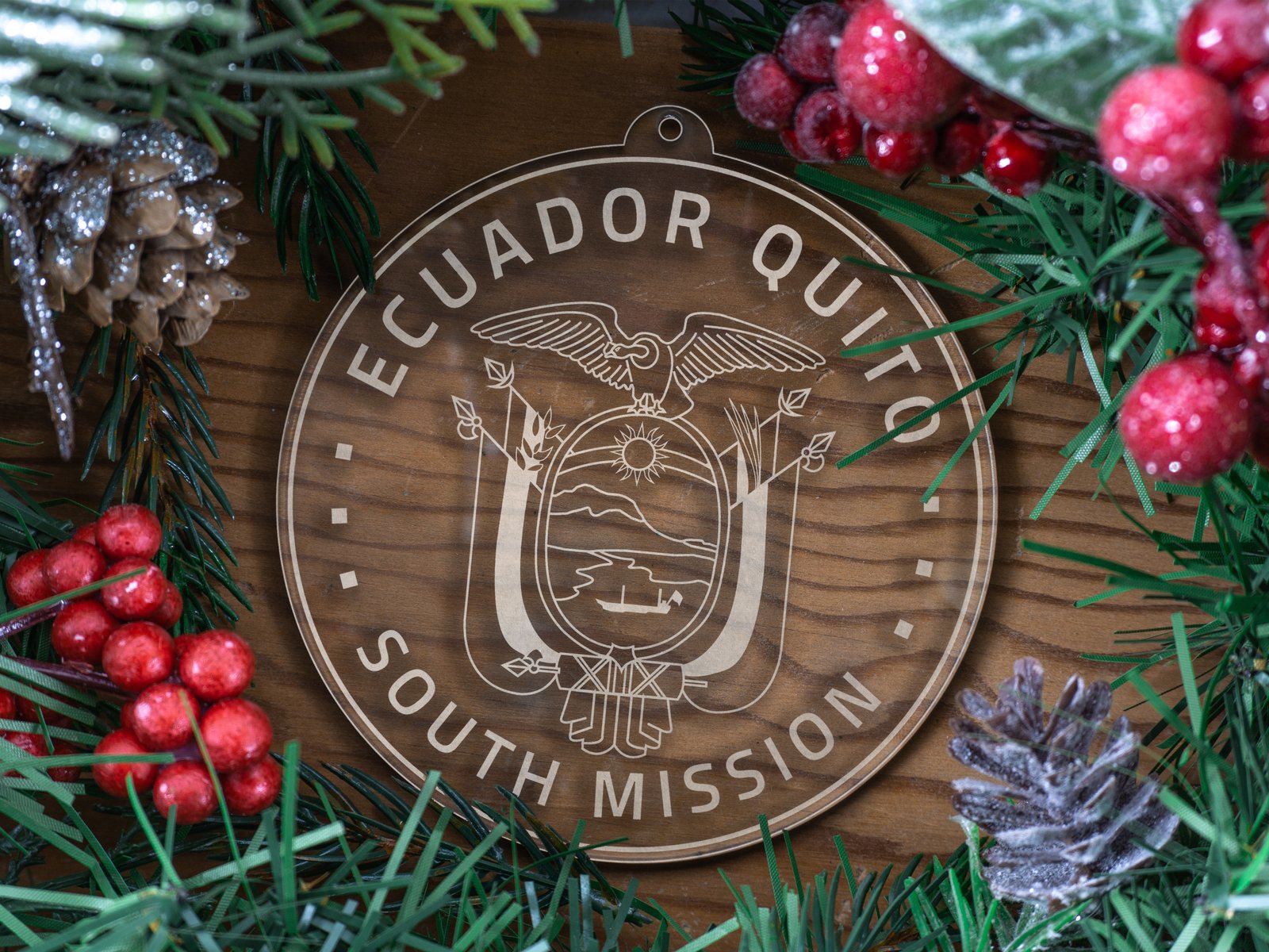 Ecuador Quito South Mission Christmas Ornament