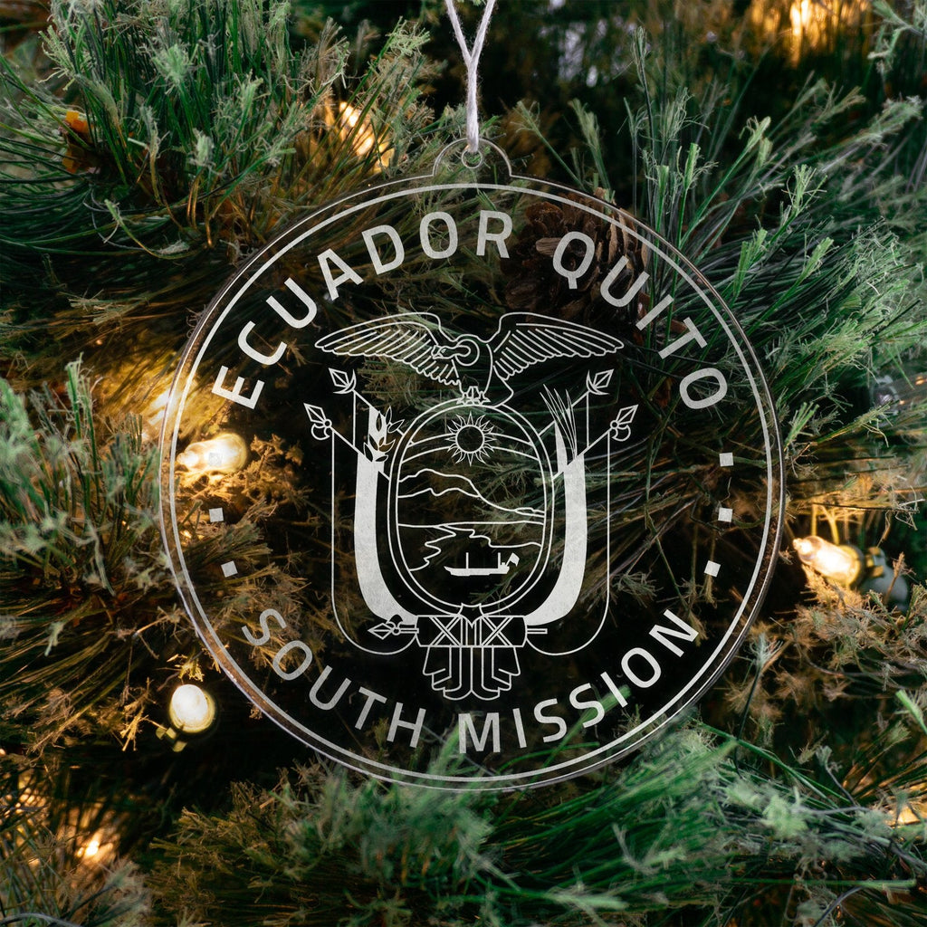 Ecuador Quito South Mission Christmas Ornament