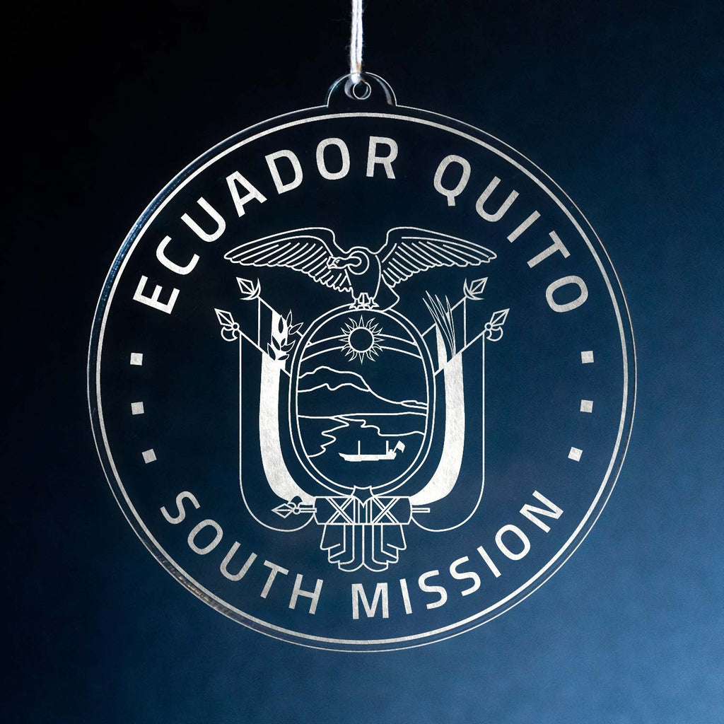 Ecuador Quito South Mission Christmas Ornament
