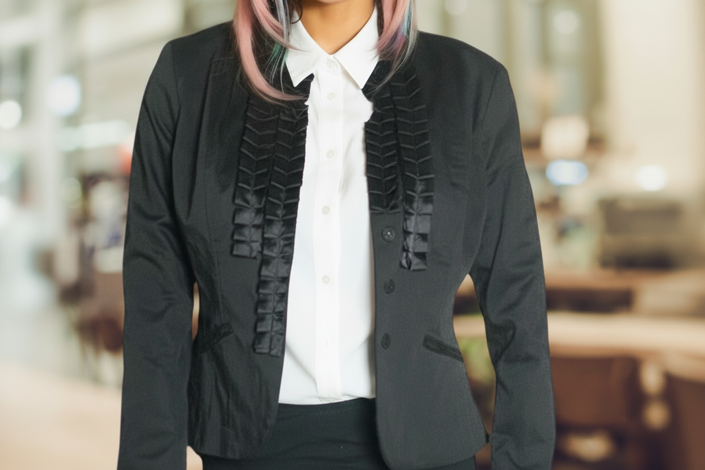 Pre-Loved Embellished Formal Blazer – Black