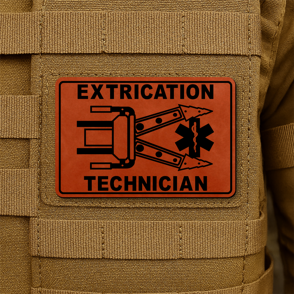 Vehicle Extrication Technician - Jaws of Life Patch – 2” x 3” Hook & Loop | Made in USA