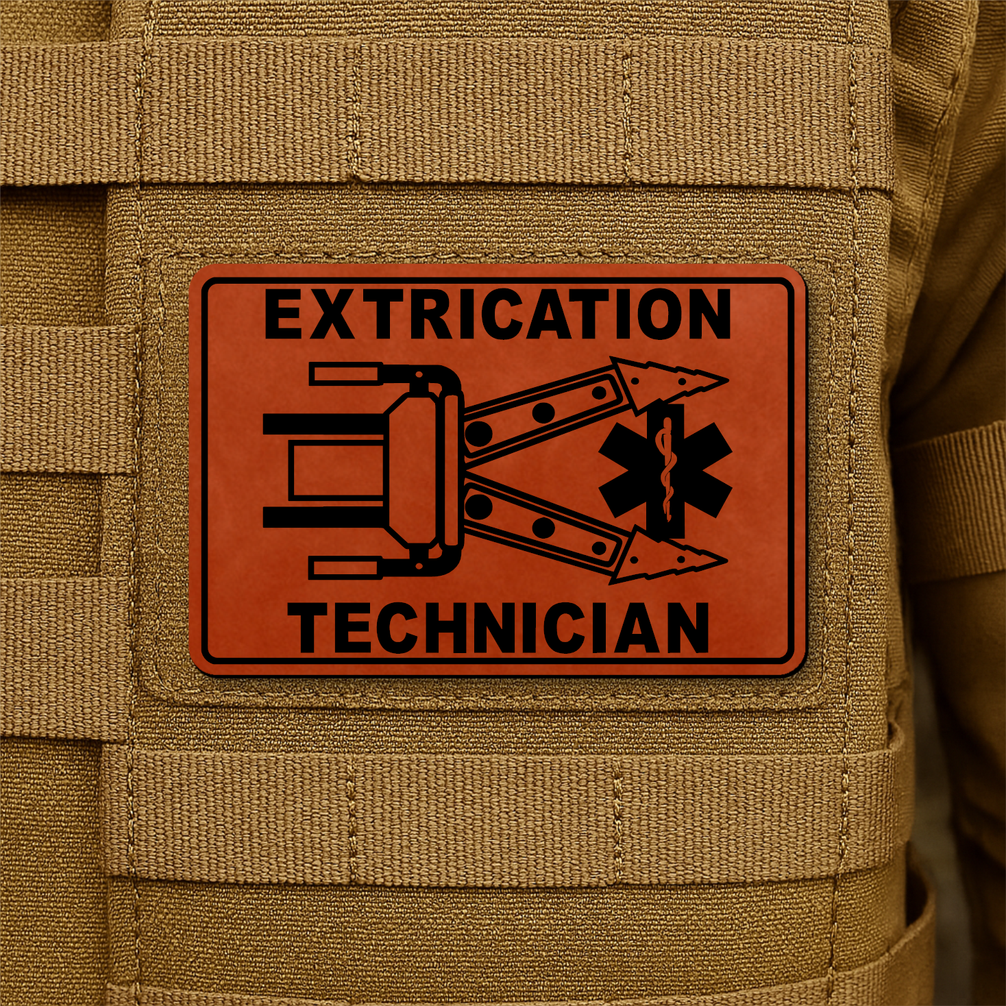 Vehicle Extrication Technician - Jaws of Life Patch – 2” x 3” Hook & Loop | Made in USA