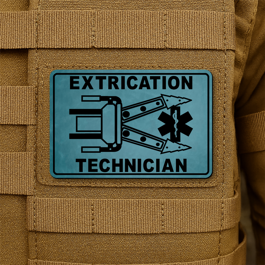 Vehicle Extrication Technician - Jaws of Life Patch – 2” x 3” Hook & Loop | Made in USA