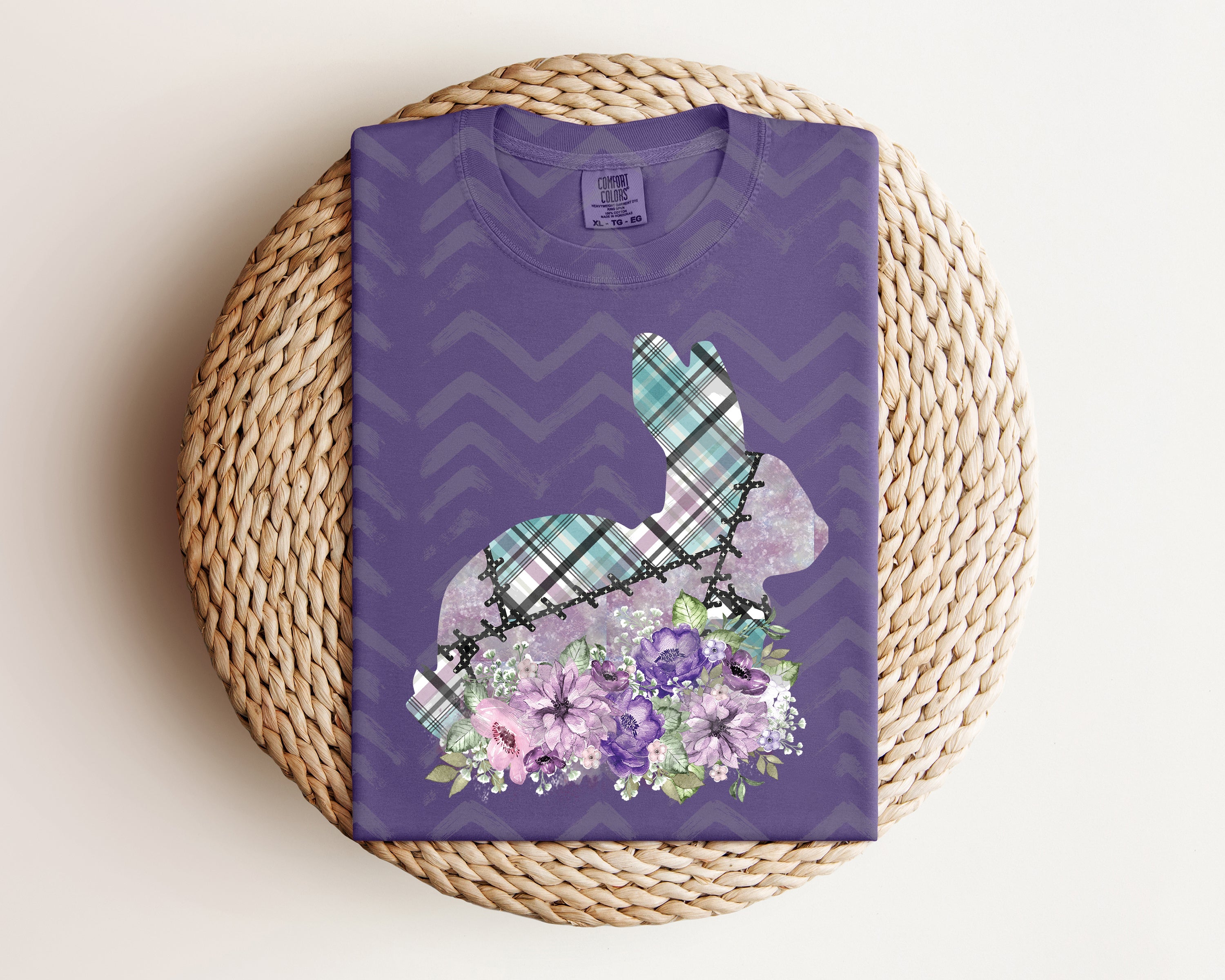 Floral Bunny Graphic Tee