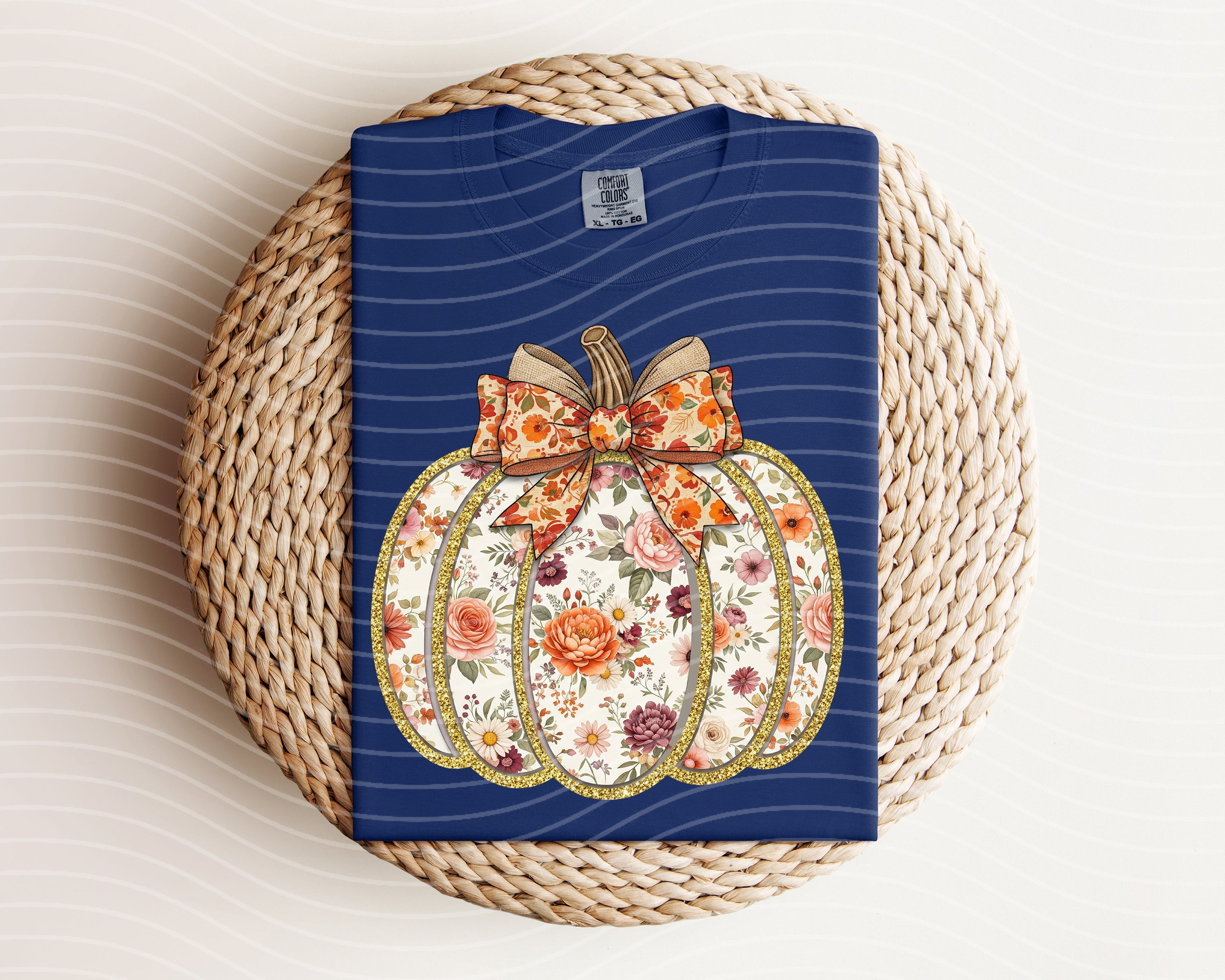 Floral Pumpkin Graphic Tee