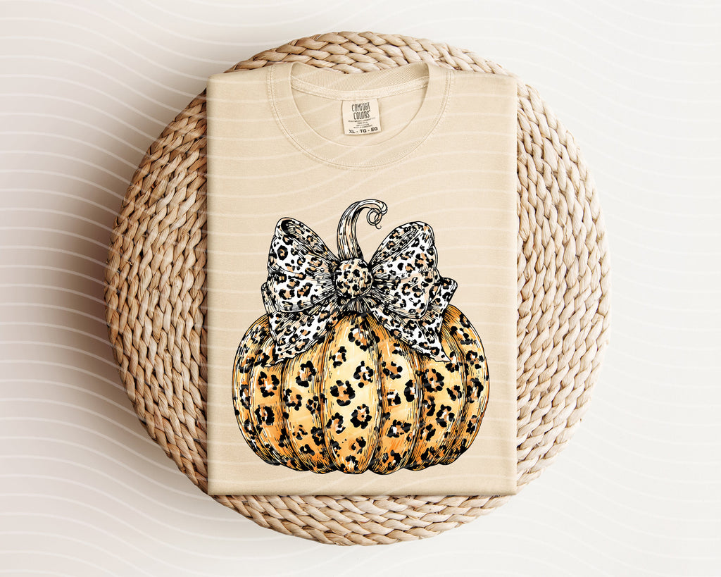 Leopard Pumpkin Graphic Tee