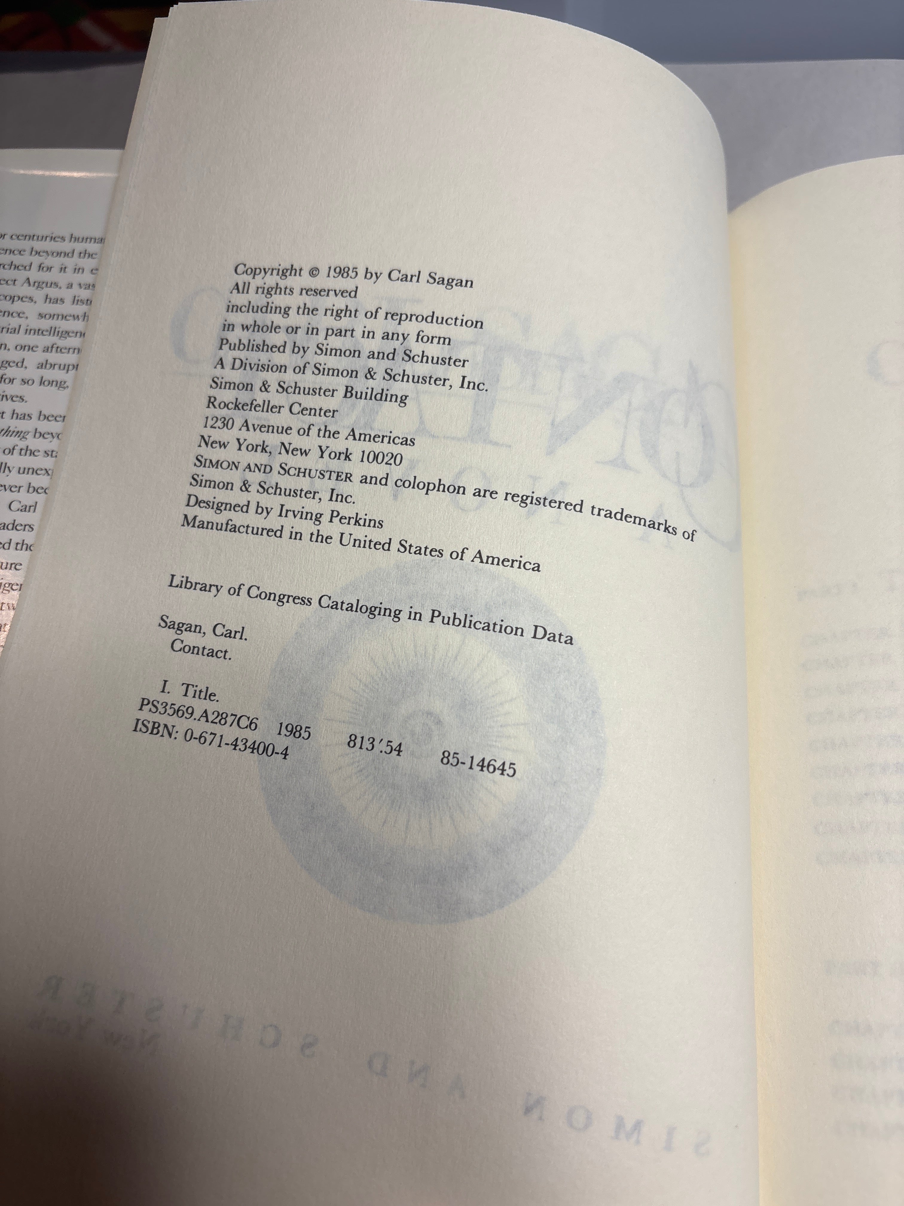 Contact by Carl Sagan