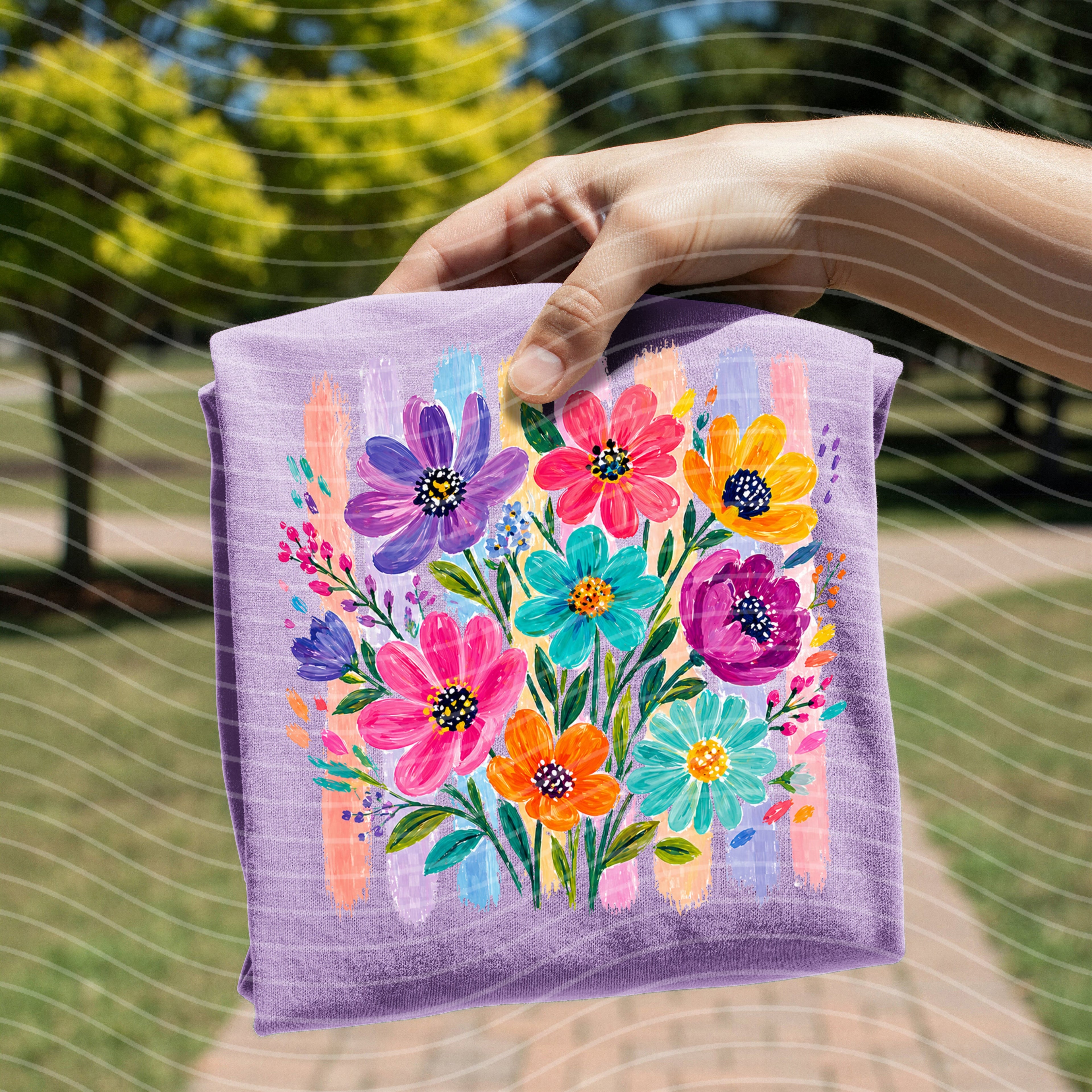 Painted Bouquet Graphic Tee