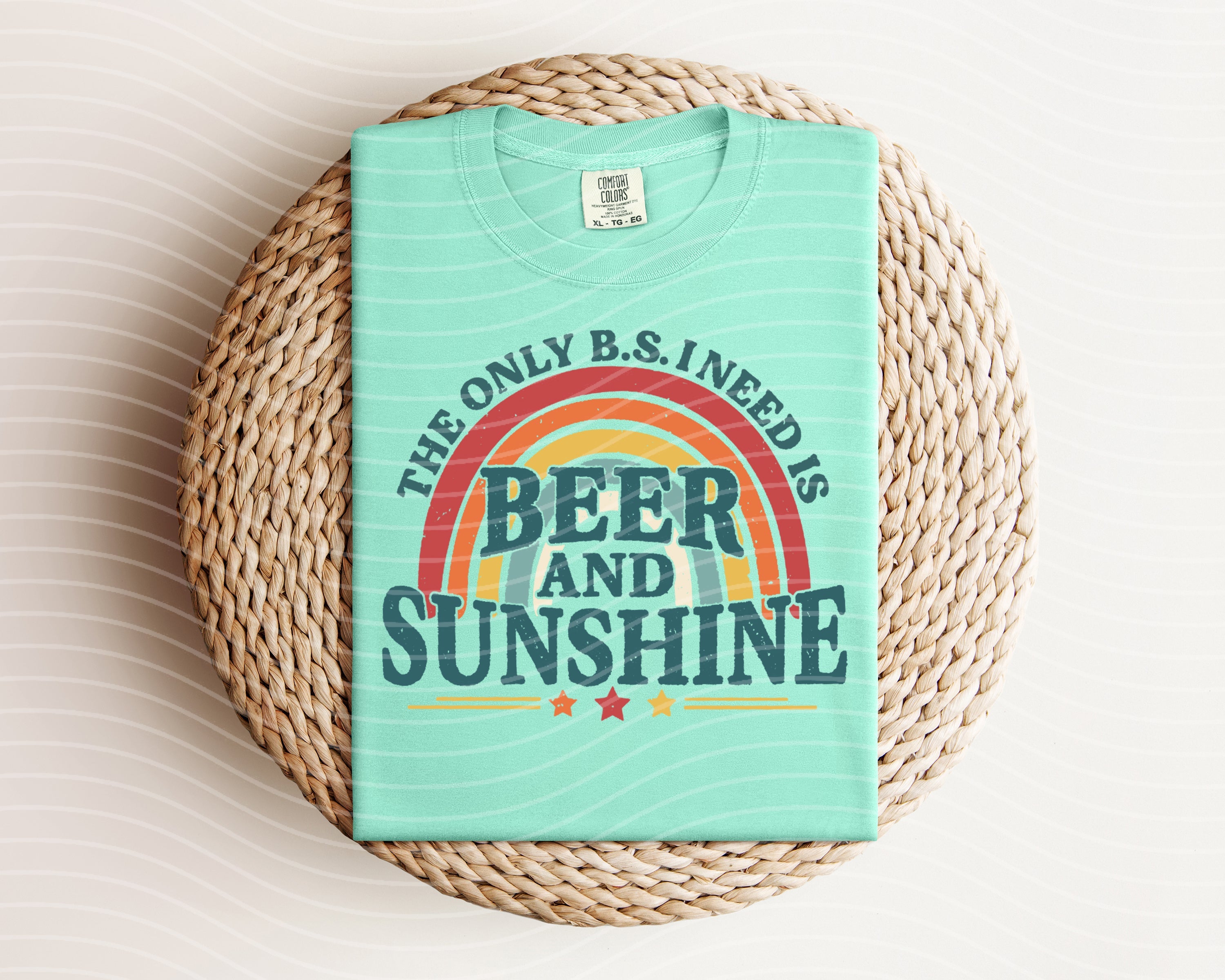 The Only B.S. I Need is Beer and Sunshine Graphic Tee