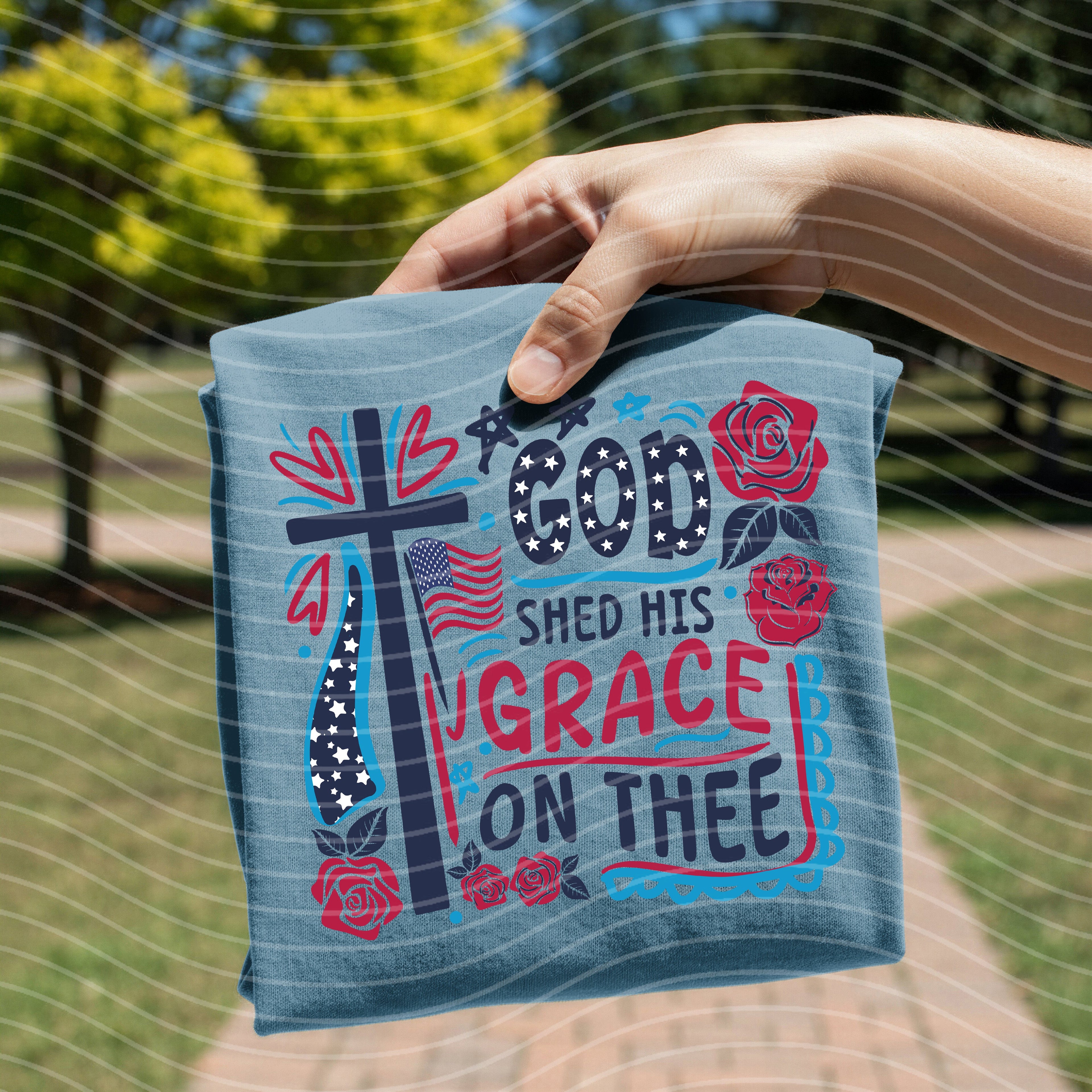 God Shed His Grace on Thee Graphic Tee