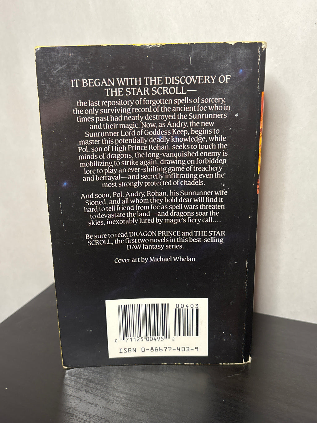 Sunrunner's Fire by Melanie Rawn (Dragon Prince #3) | Vintage Fantasy