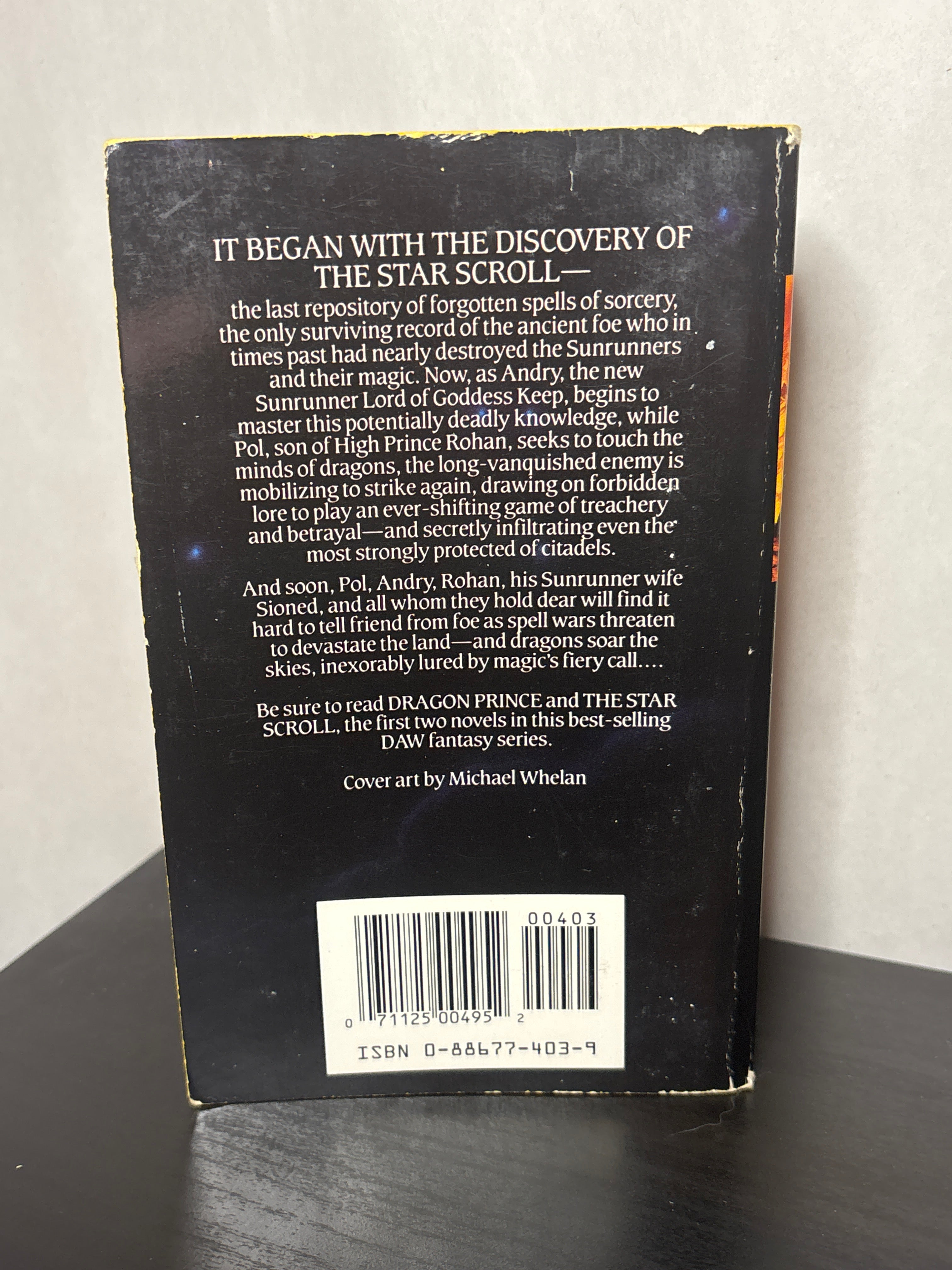 Sunrunner's Fire by Melanie Rawn (Dragon Prince #3) | Vintage Fantasy
