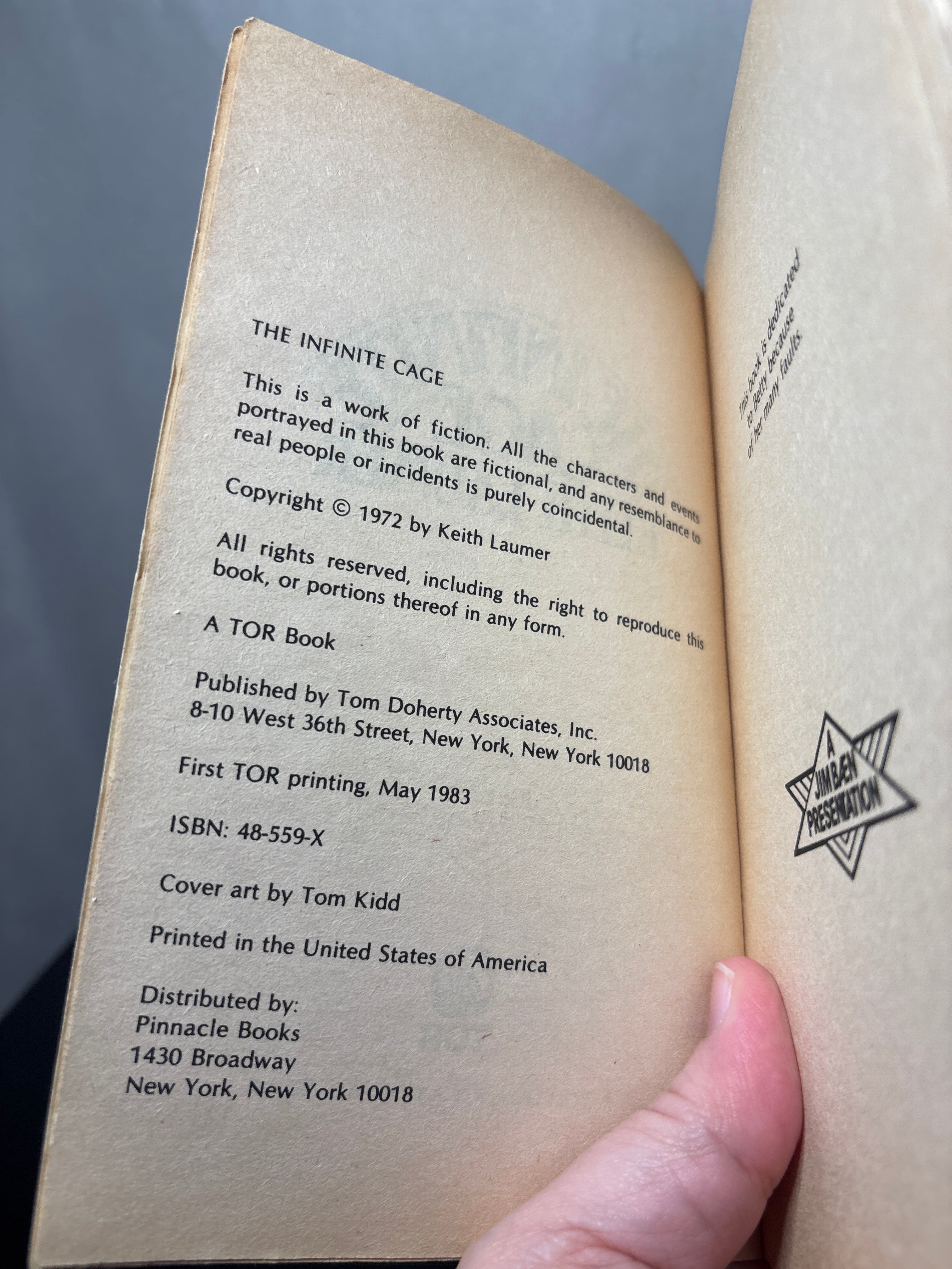 The Infinite Cage by Keith Laumer | Vintage Sci-Fi