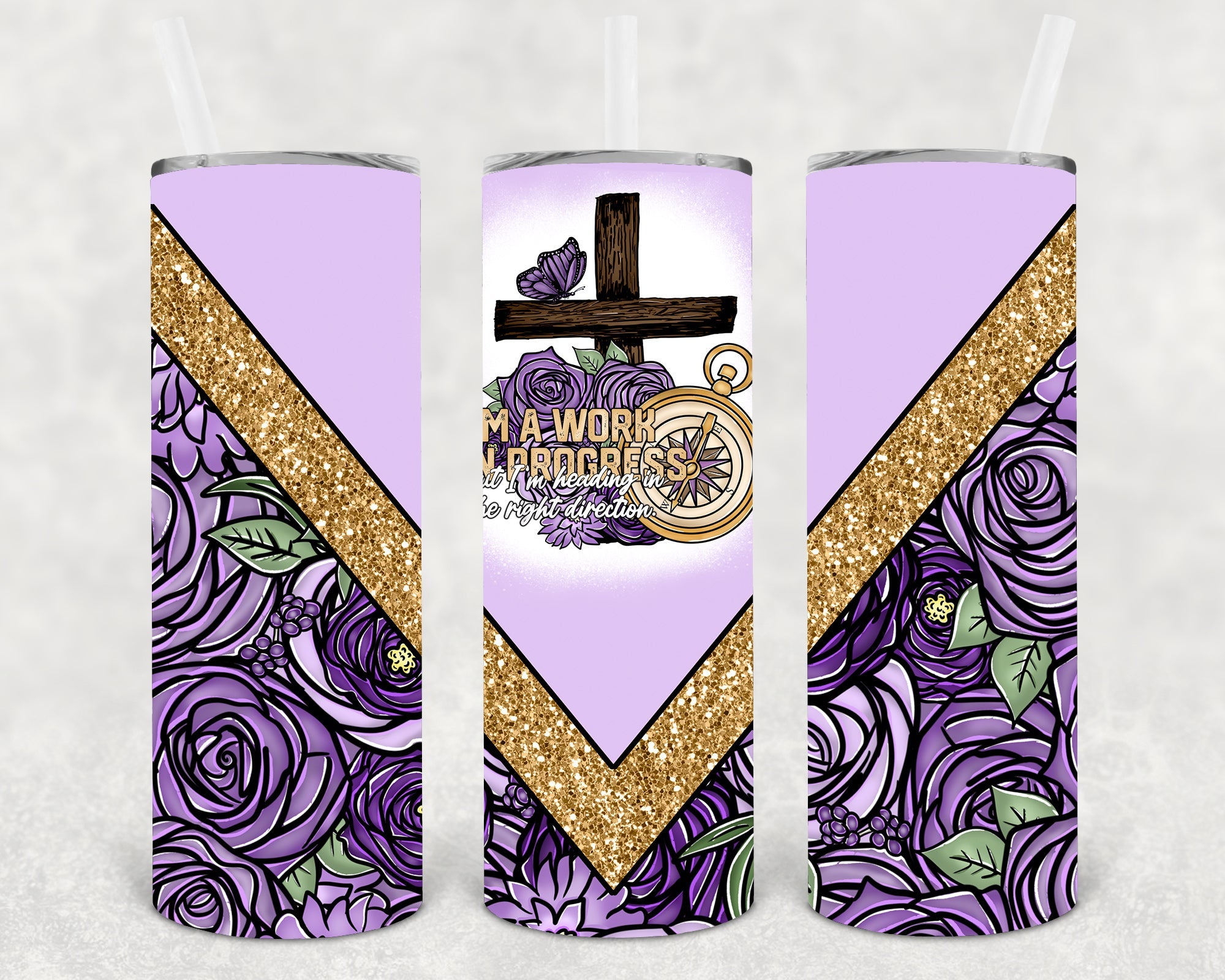 I'm a Work in Progress 20 oz Skinny Tumbler
