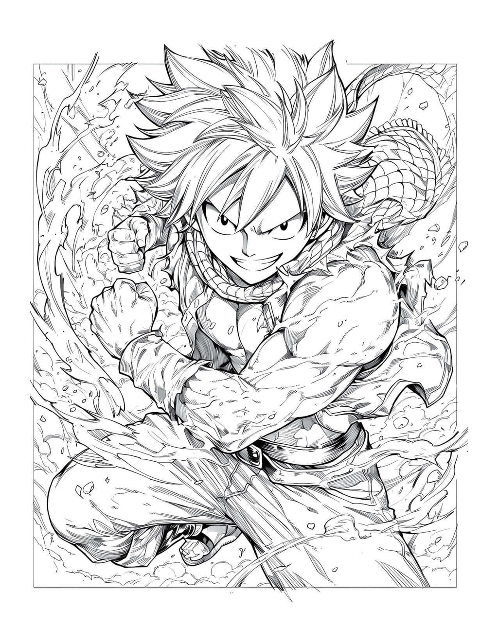 Fairy Tail Coloring Book Digital Download PDF Vol. 17