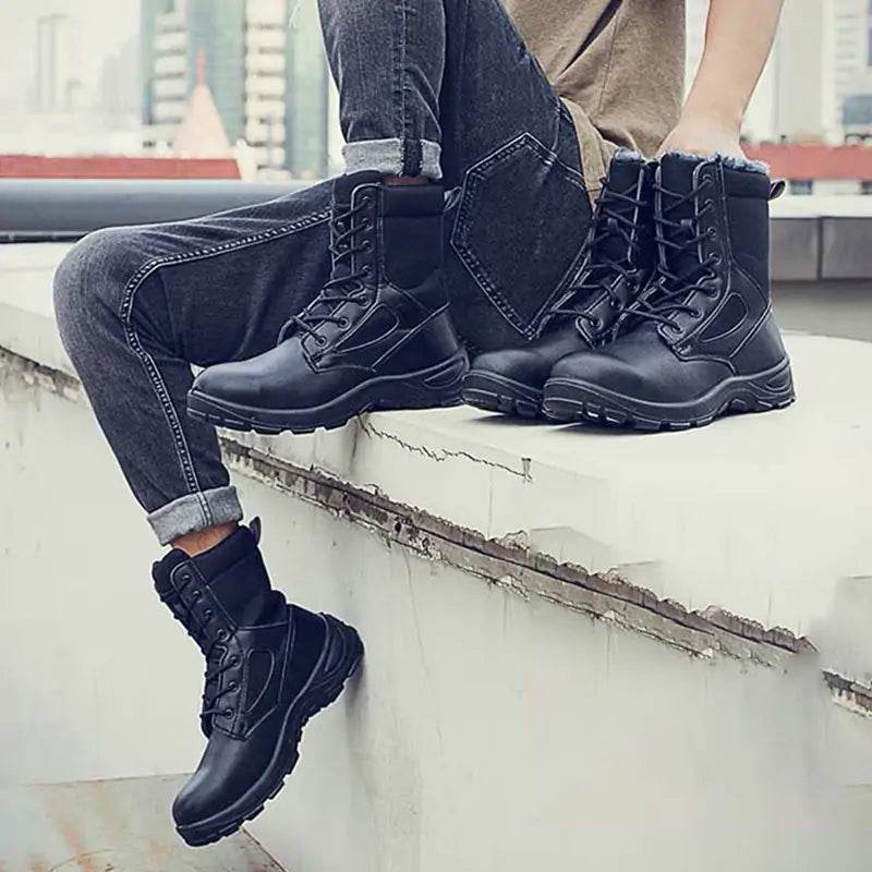 Safety Steel-Toe Men's Working Boots