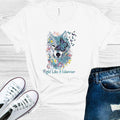 Fight Like a Warrior Wolf Graphic Tee