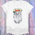 Floral Lion Graphic Tee