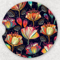 Car Coaster Set - Floral