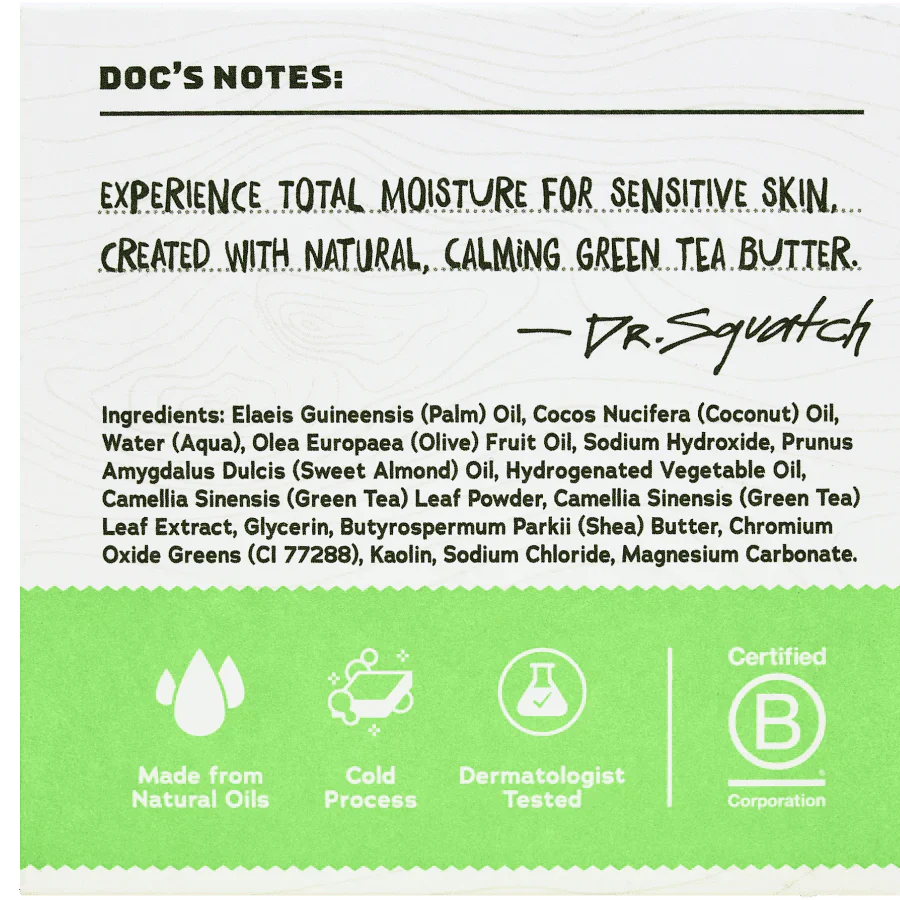 Dr Squatch - Total Moisture Green Tea Butter