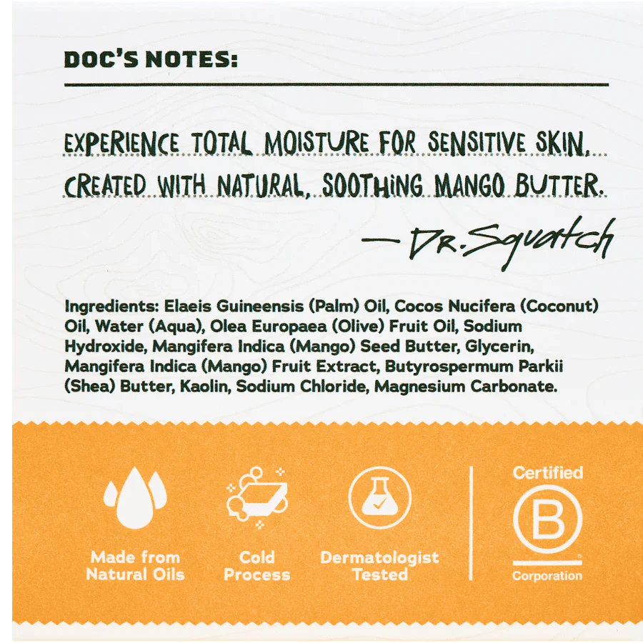 Dr Squatch - Total Moisture Mango Butter
