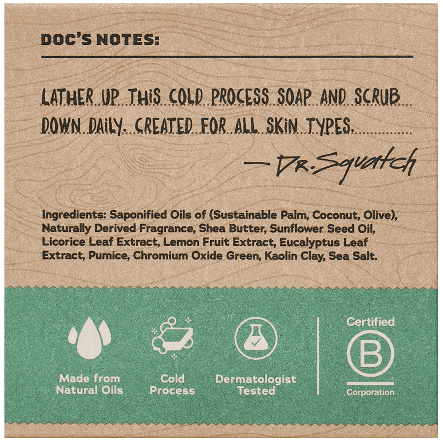 Dr Squatch - Rainforest Rapids Bar Soap