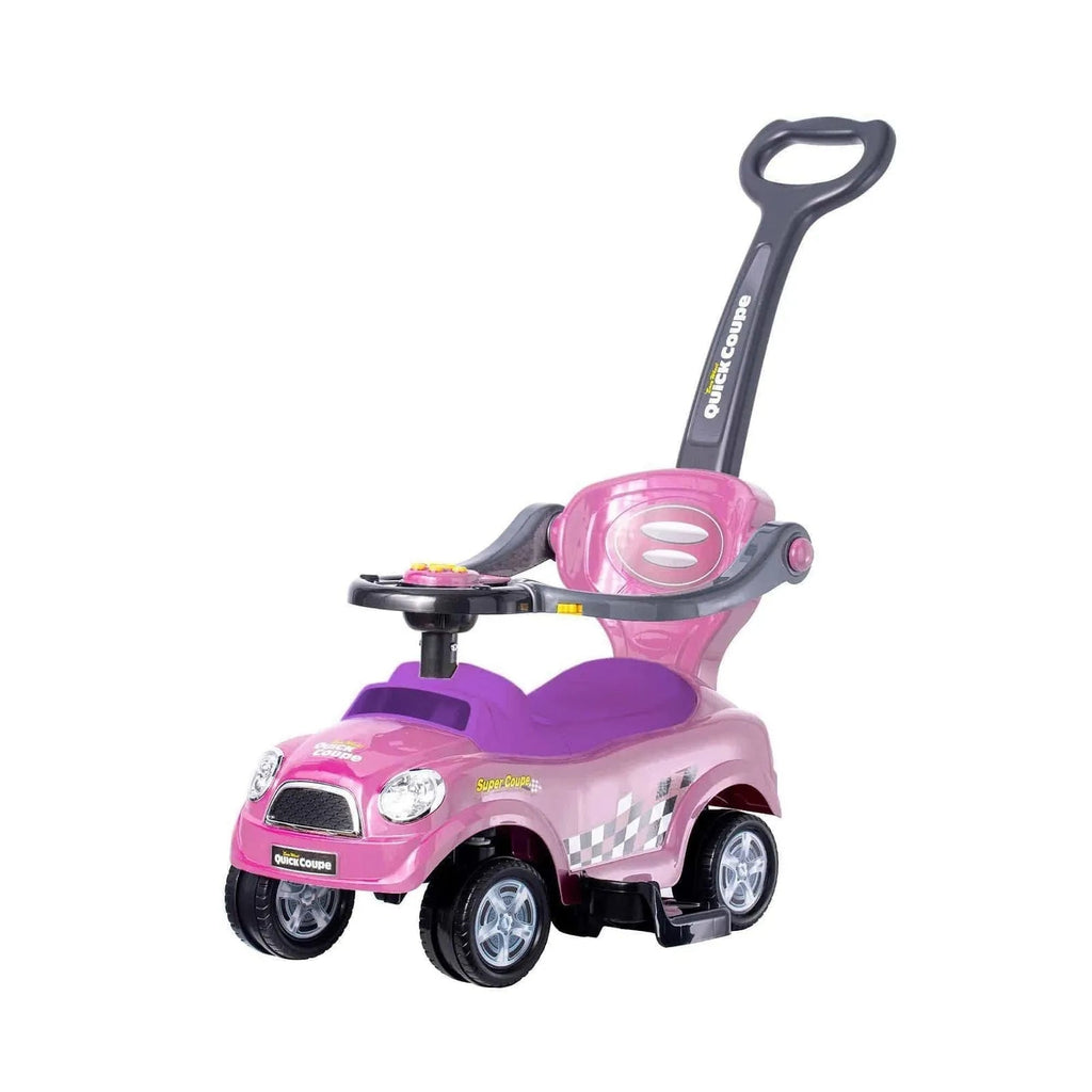 Magic Cars Toys Easy Wheel Quick Coupe 3 in 1, Stroller, Walker and Ride on