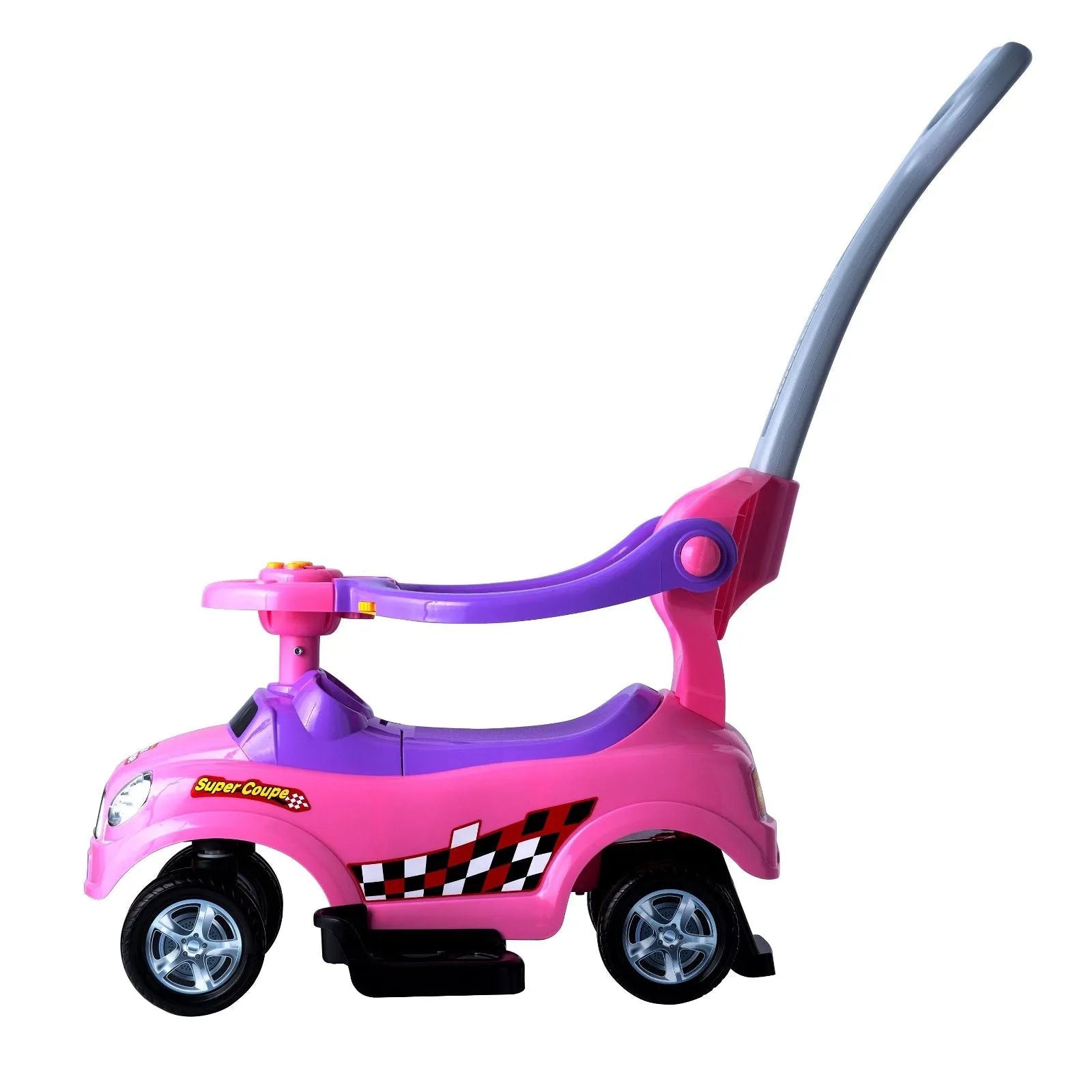 Magic Cars Toys Easy Wheel Quick Coupe 3 in 1, Stroller, Walker and Ride on
