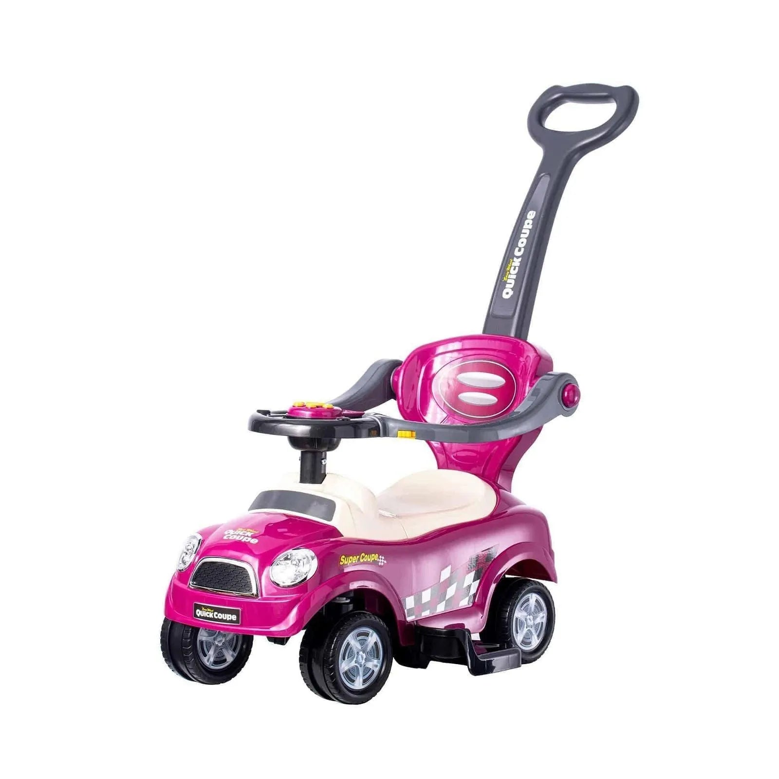 Magic Cars Toys Easy Wheel Quick Coupe 3 in 1, Stroller, Walker and Ride on