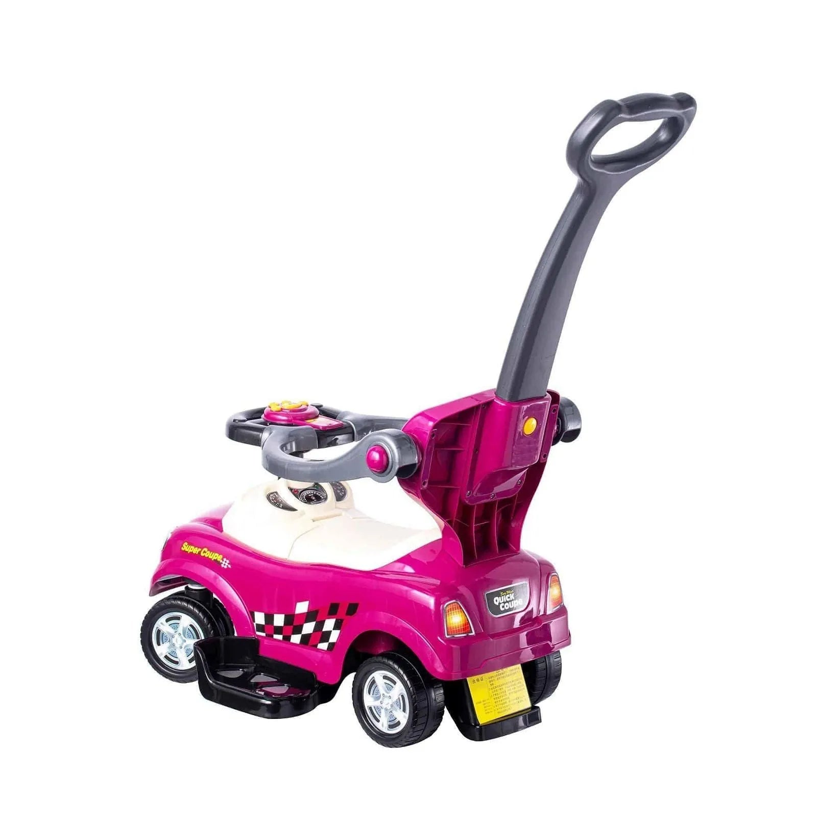 Magic Cars Toys Easy Wheel Quick Coupe 3 in 1, Stroller, Walker and Ride on