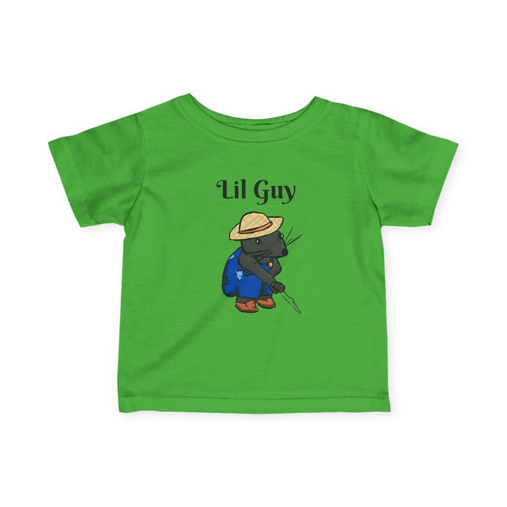 Lil Guy Mouse | Baby T-Shirt, Cute Kitten Fishing Design