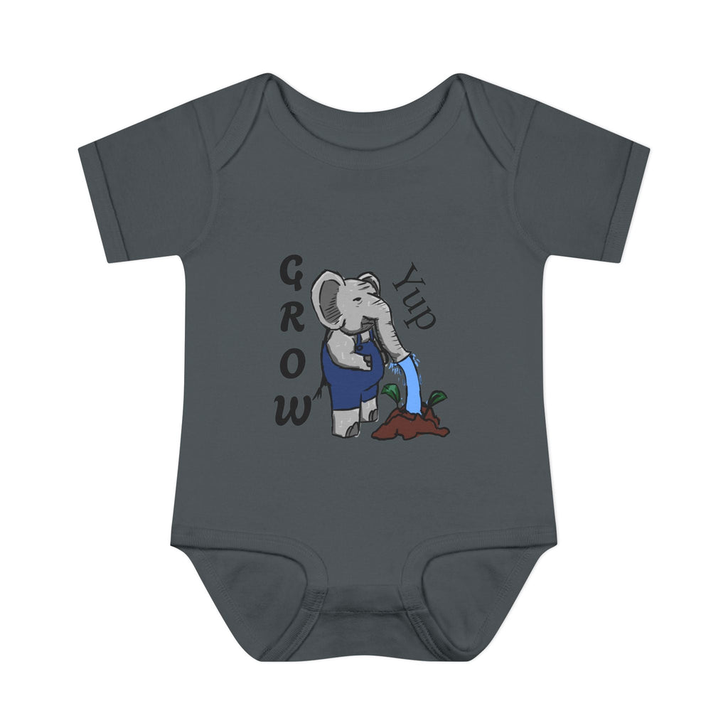 Elephant Watering Seedling Infant Bodysuit | Grow Yup