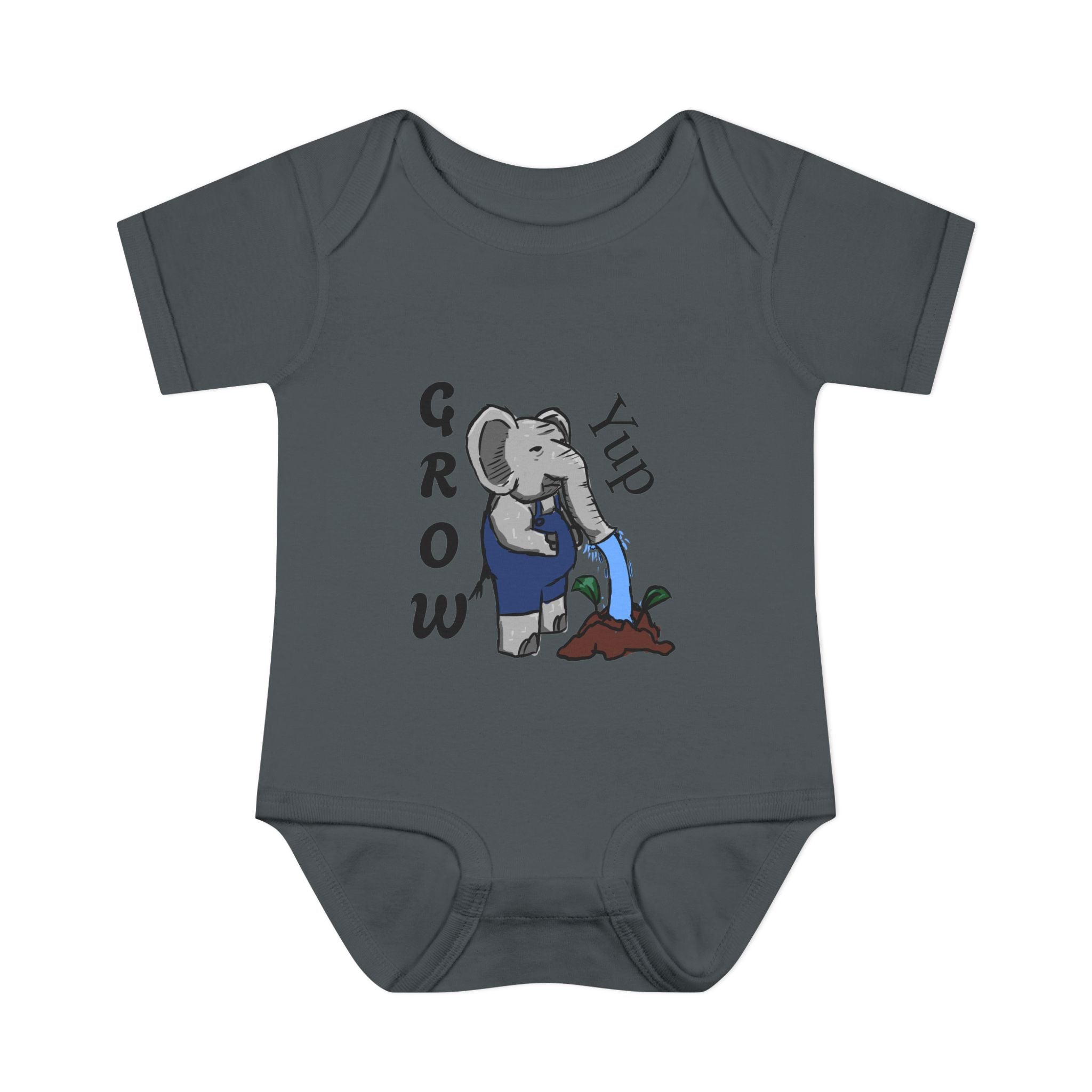 Elephant Watering Seedling Infant Bodysuit | Grow Yup