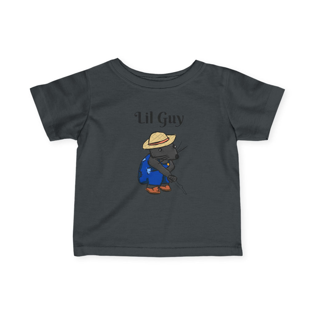 Lil Guy Mouse | Baby T-Shirt, Cute Kitten Fishing Design