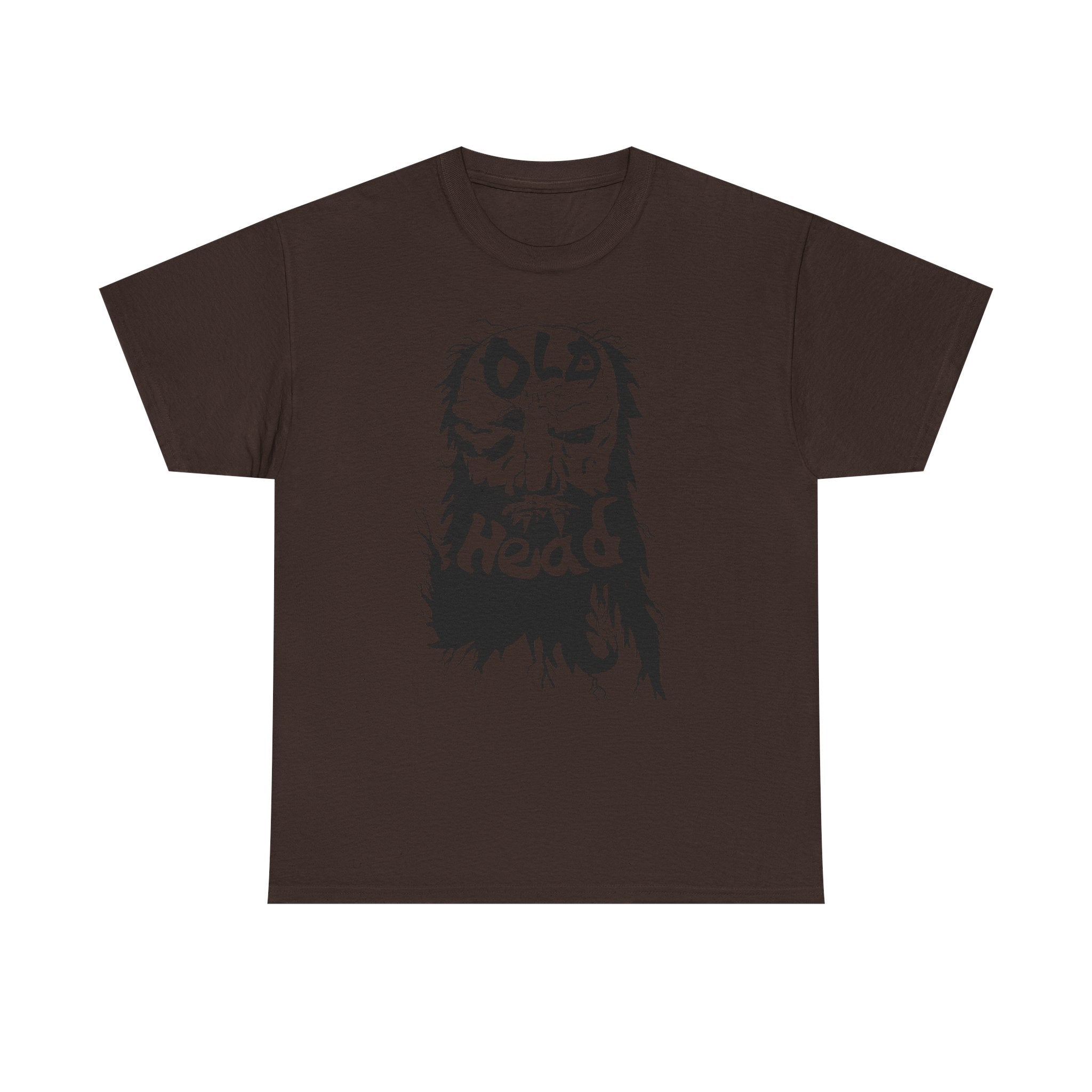 Old Head skull illustration Tee | Grunge skull graphic shirt