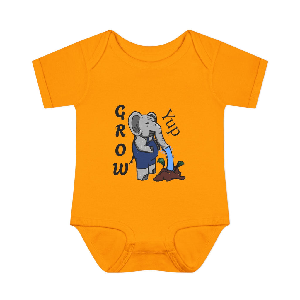 Elephant Watering Seedling Infant Bodysuit | Grow Yup