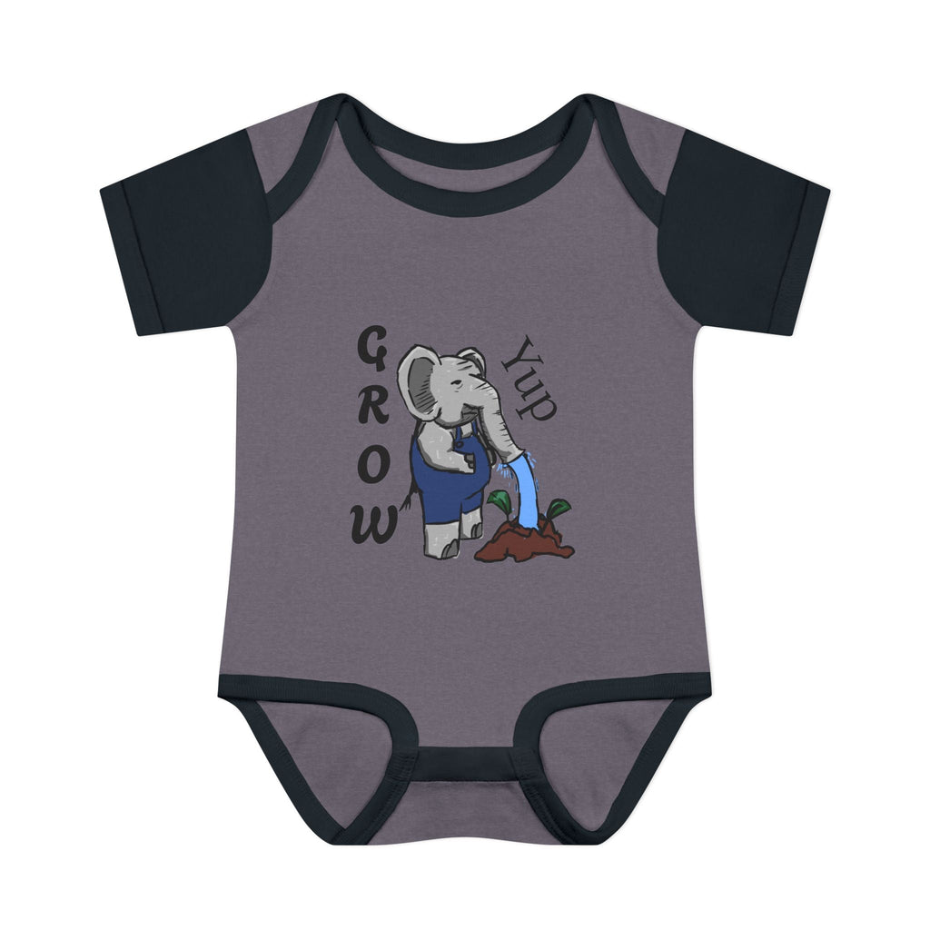 Elephant Watering Seedling Infant Bodysuit | Grow Yup