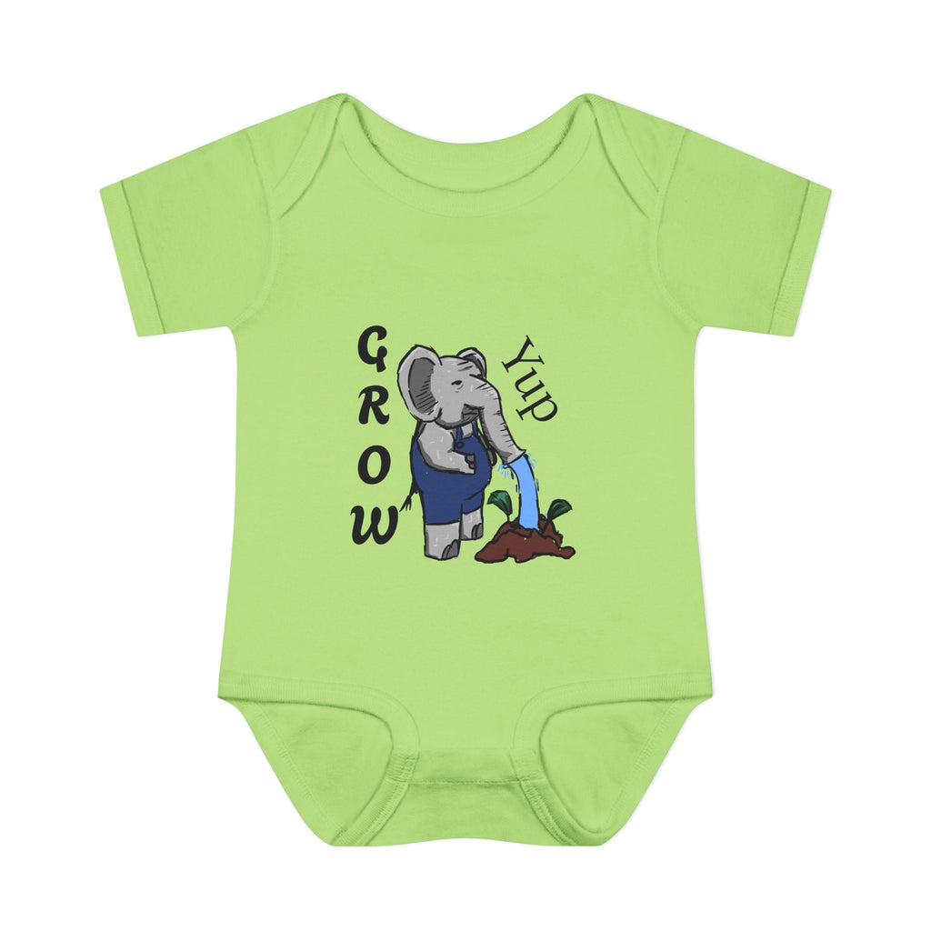 Elephant Watering Seedling Infant Bodysuit | Grow Yup