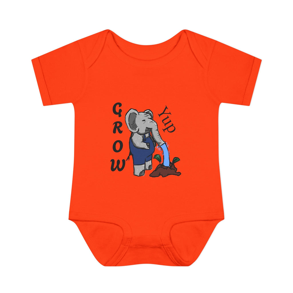Elephant Watering Seedling Infant Bodysuit | Grow Yup