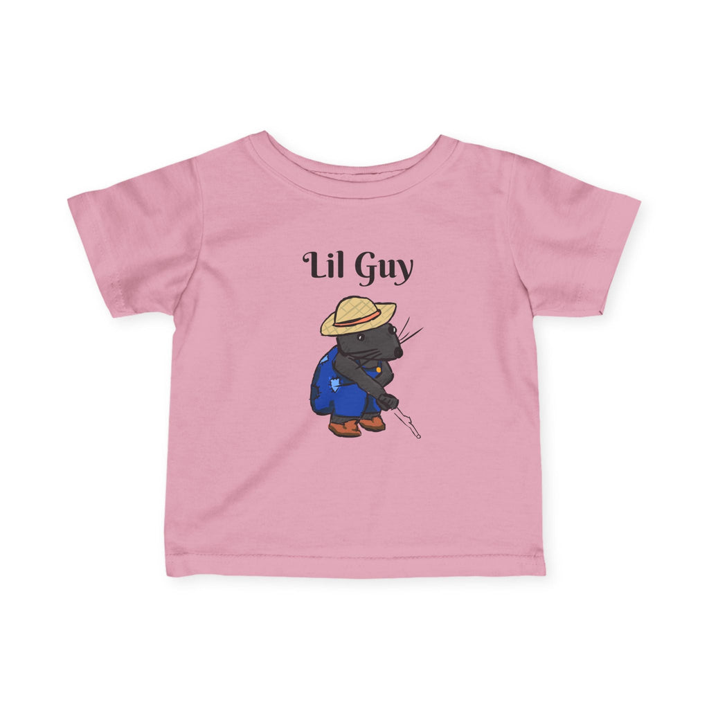 Lil Guy Mouse | Baby T-Shirt, Cute Kitten Fishing Design