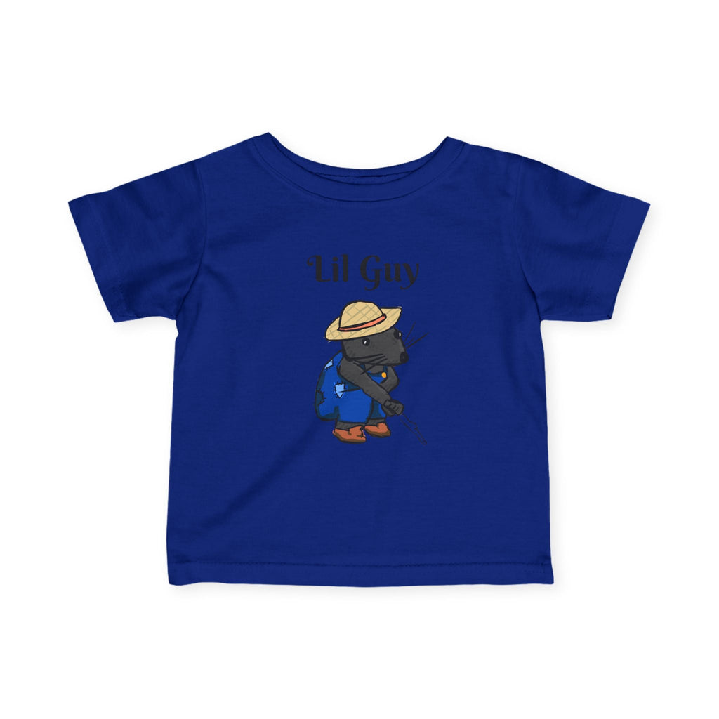 Lil Guy Mouse | Baby T-Shirt, Cute Kitten Fishing Design
