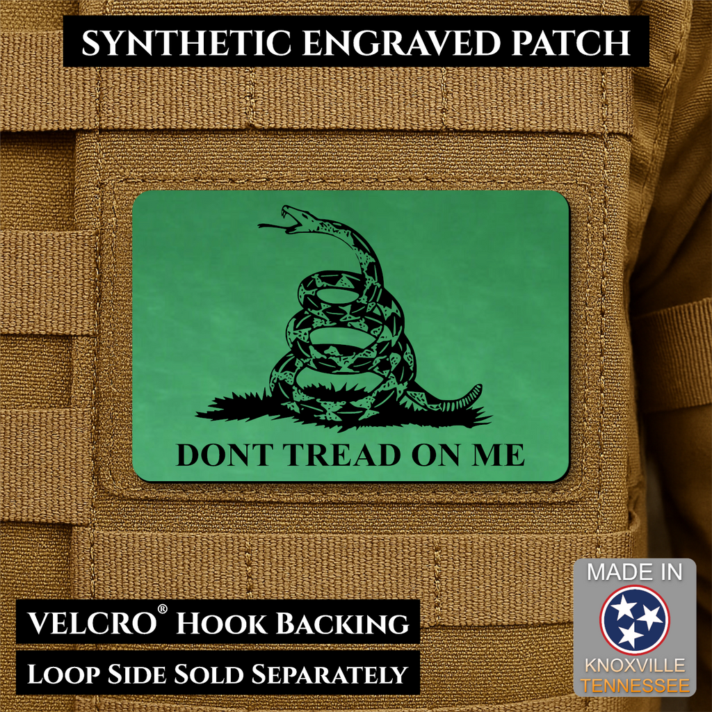 Synthetic Don’t Tread on Me Gadsden Flag VELCRO® Morale Patch | Made in USA