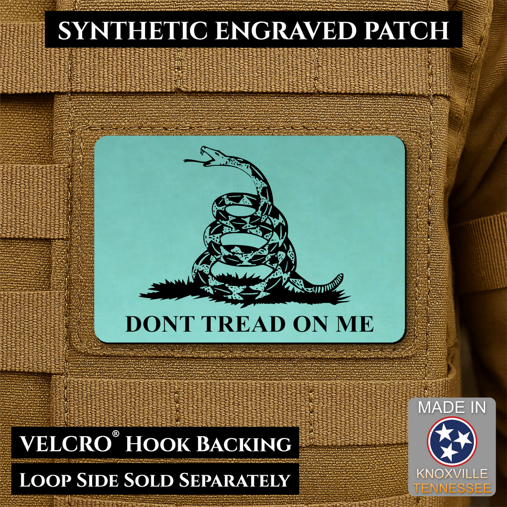 Synthetic Don’t Tread on Me Gadsden Flag VELCRO® Morale Patch | Made in USA