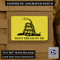 Synthetic Don’t Tread on Me Gadsden Flag VELCRO® Morale Patch | Made in USA