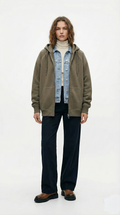 Unisex Vintage Wash Raglan Zip-Up Hoodie | Heavyweight 80/20 Blend