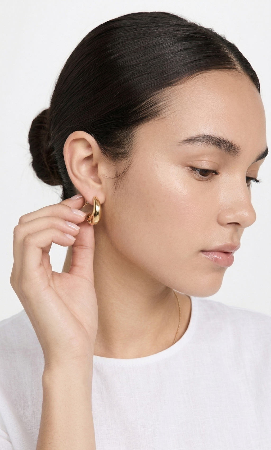 Minimalist Sculptural Gold-Tone Drop Earrings - ONLY 5 PAIRS LEFT!